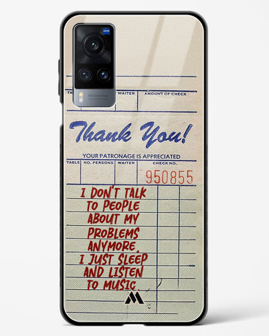 Dont Talk to People Glass Case Phone Cover (Vivo)