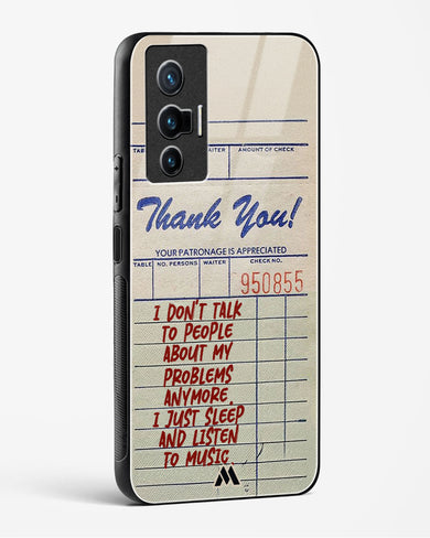 Dont Talk to People Glass Case Phone Cover (Vivo)