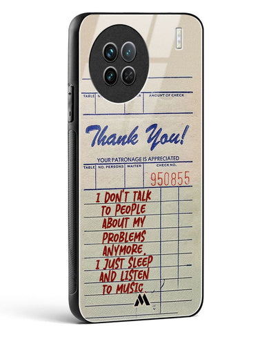 Dont Talk to People Glass Case Phone Cover (Vivo)