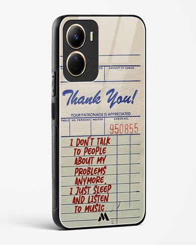 Dont Talk to People Glass Case Phone Cover (Vivo)