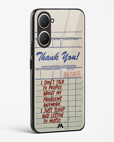 Dont Talk to People Glass Case Phone Cover (Vivo)