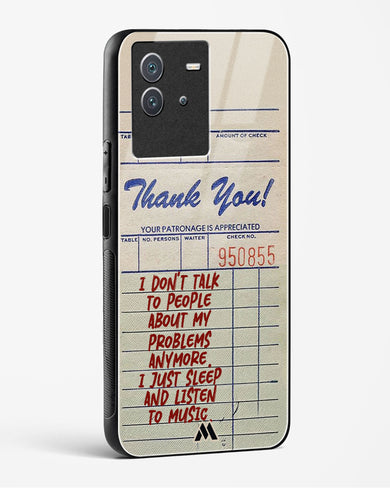 Dont Talk to People Glass Case Phone Cover (Vivo)