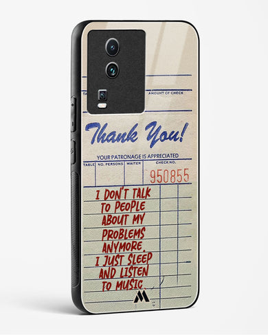 Dont Talk to People Glass Case Phone Cover (Vivo)