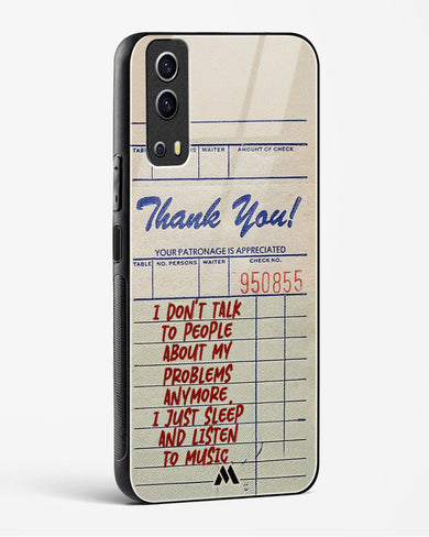 Dont Talk to People Glass Case Phone Cover (Vivo)