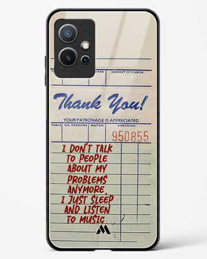 Dont Talk to People Glass Case Phone Cover (Vivo)