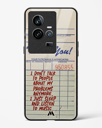 Dont Talk to People Glass Case Phone Cover (Vivo)