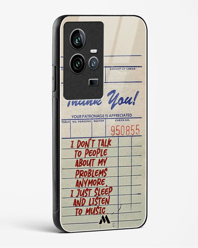 Dont Talk to People Glass Case Phone Cover (Vivo)