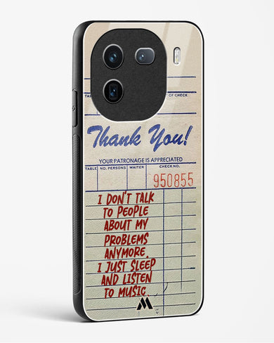 Dont Talk to People Glass Case Phone Cover (Vivo)