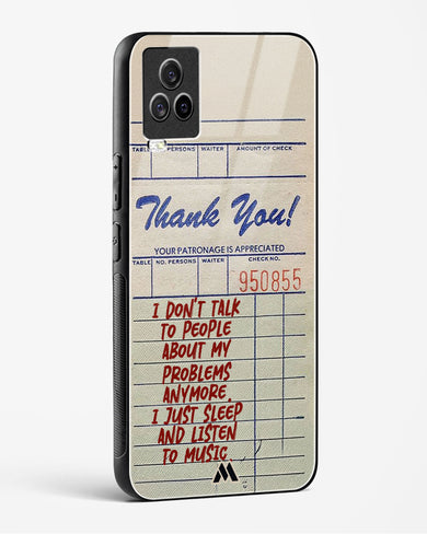 Dont Talk to People Glass Case Phone Cover (Vivo)