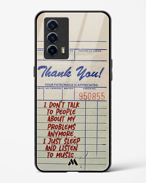 Dont Talk to People Glass Case Phone Cover (Vivo)