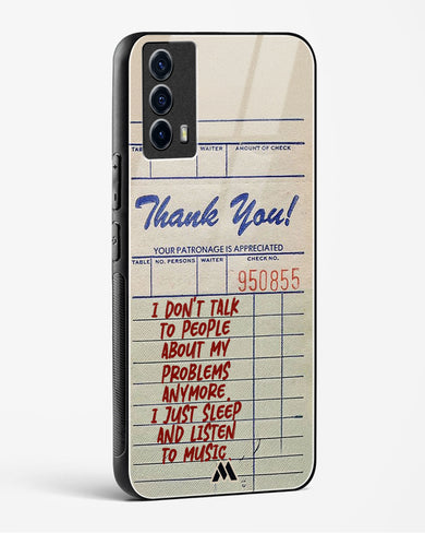 Dont Talk to People Glass Case Phone Cover (Vivo)