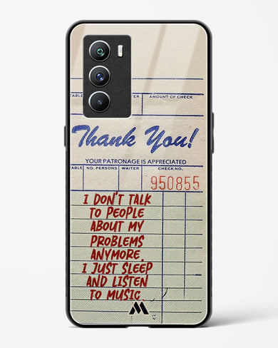 Dont Talk to People Glass Case Phone Cover (Vivo)