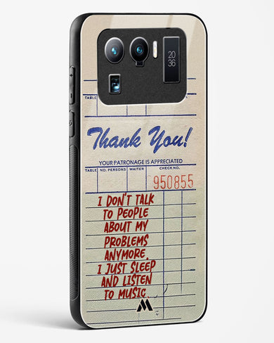 Dont Talk to People Glass Case Phone Cover (Xiaomi)