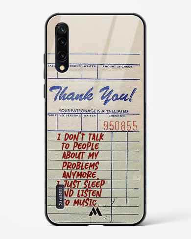 Dont Talk to People Glass Case Phone Cover (Xiaomi)