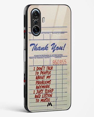 Dont Talk to People Glass Case Phone Cover (Xiaomi)