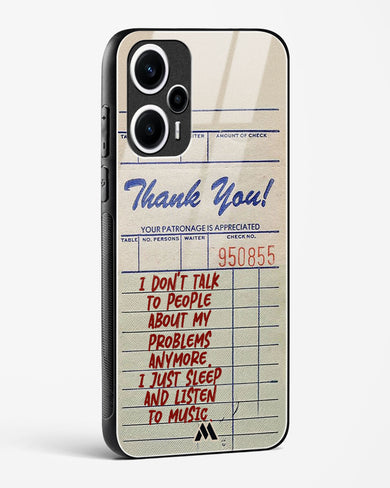 Dont Talk to People Glass Case Phone Cover (Xiaomi)