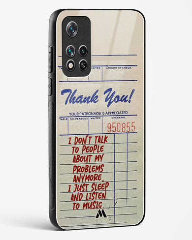 Dont Talk to People Glass Case Phone Cover (Xiaomi)