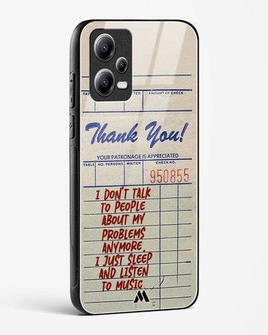 Dont Talk to People Glass Case Phone Cover (Xiaomi)