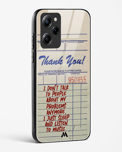 Dont Talk to People Glass Case Phone Cover (Xiaomi)