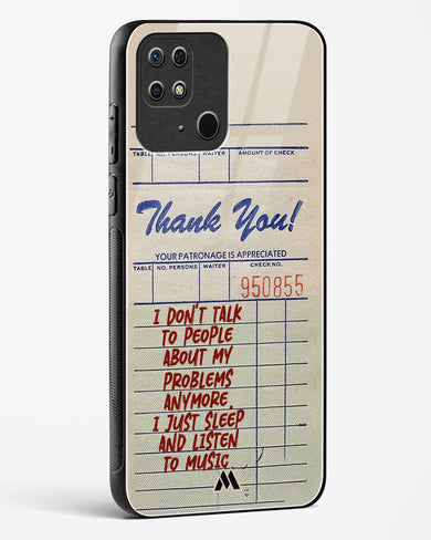 Dont Talk to People Glass Case Phone Cover (Xiaomi)