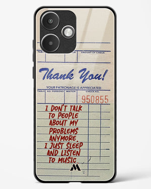 Dont Talk to People Glass Case Phone Cover (Xiaomi)