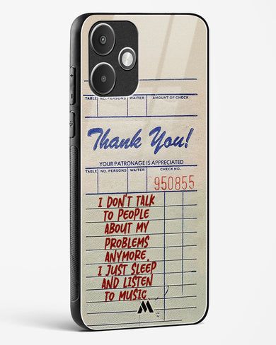 Dont Talk to People Glass Case Phone Cover (Xiaomi)