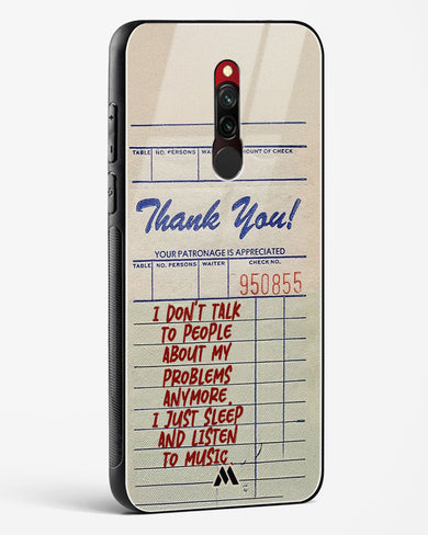 Dont Talk to People Glass Case Phone Cover (Xiaomi)