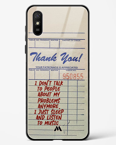 Dont Talk to People Glass Case Phone Cover (Xiaomi)