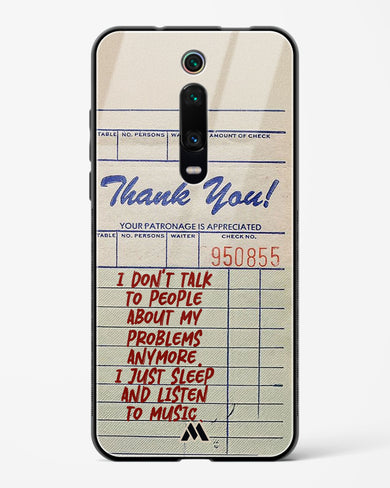 Dont Talk to People Glass Case Phone Cover (Xiaomi)