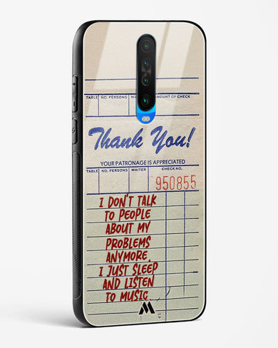 Dont Talk to People Glass Case Phone Cover (Xiaomi)