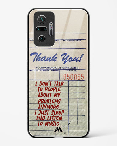 Dont Talk to People Glass Case Phone Cover (Xiaomi)