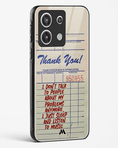 Dont Talk to People Glass Case Phone Cover (Xiaomi)