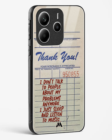 Dont Talk to People Glass Case Phone Cover (Xiaomi)