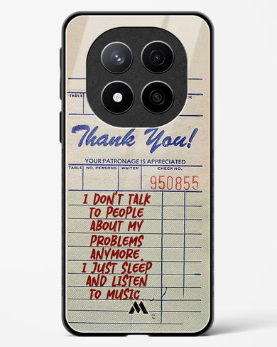 Dont Talk to People Glass Case Phone Cover (Xiaomi)