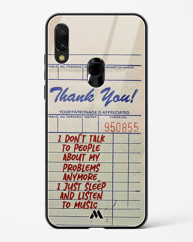 Dont Talk to People Glass Case Phone Cover (Xiaomi)