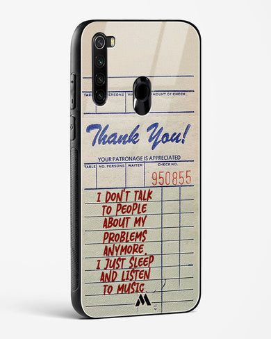 Dont Talk to People Glass Case Phone Cover (Xiaomi)