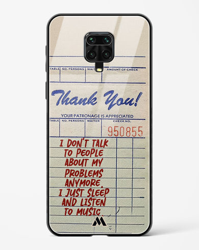 Dont Talk to People Glass Case Phone Cover (Xiaomi)