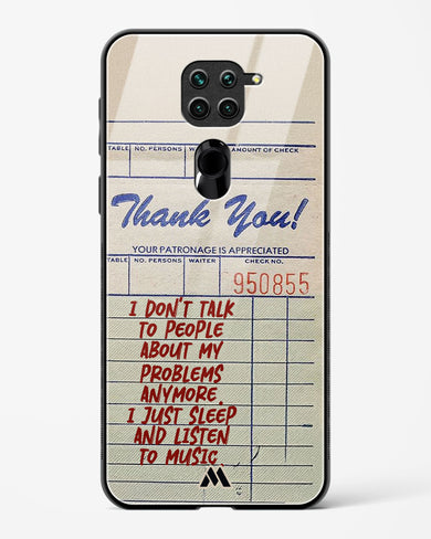 Dont Talk to People Glass Case Phone Cover (Xiaomi)