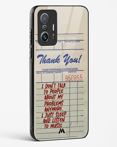 Dont Talk to People Glass Case Phone Cover (Xiaomi)