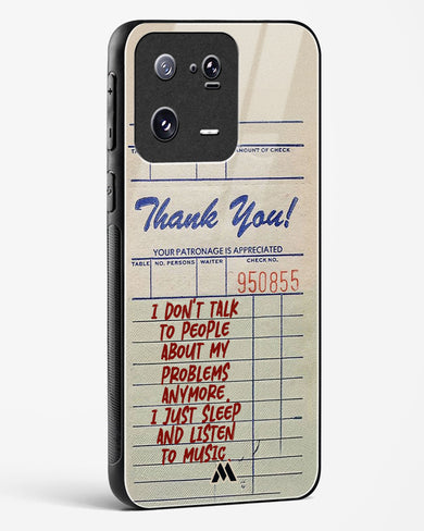 Dont Talk to People Glass Case Phone Cover (Xiaomi)