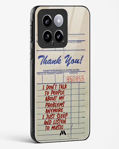 Dont Talk to People Glass Case Phone Cover (Xiaomi)