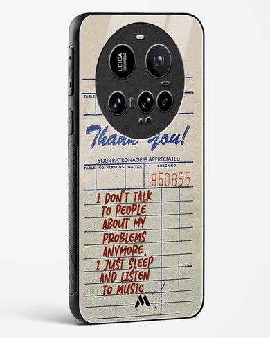 Dont Talk to People Glass Case Phone Cover (Xiaomi)