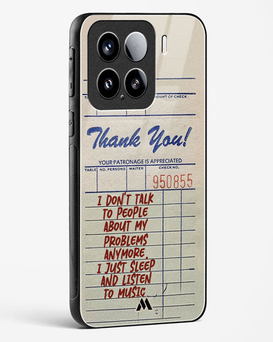 Dont Talk to People Glass Case Phone Cover (Xiaomi)