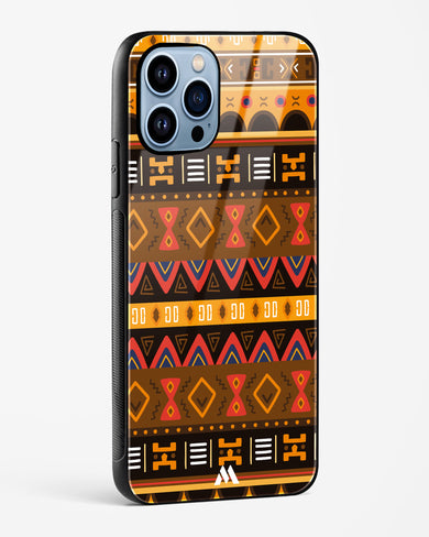 Aztec Array Glass Case Phone Cover (Apple)