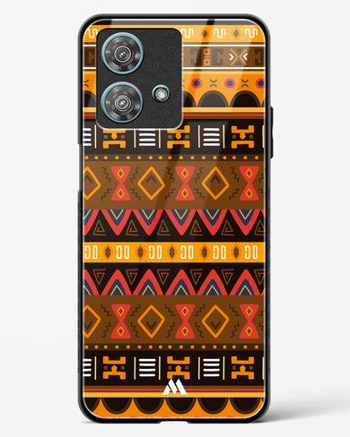 Aztec Array Glass Case Phone Cover (Motorola)