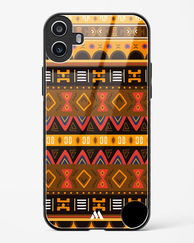 Aztec Array Glass Case Phone Cover (Nothing)