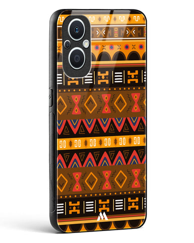 Aztec Array Glass Case Phone Cover (Oppo)