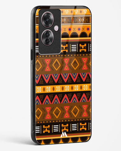 Aztec Array Glass Case Phone Cover (Oppo)