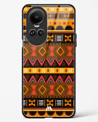 Aztec Array Glass Case Phone Cover (Oppo)