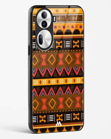 Aztec Array Glass Case Phone Cover (Oppo)